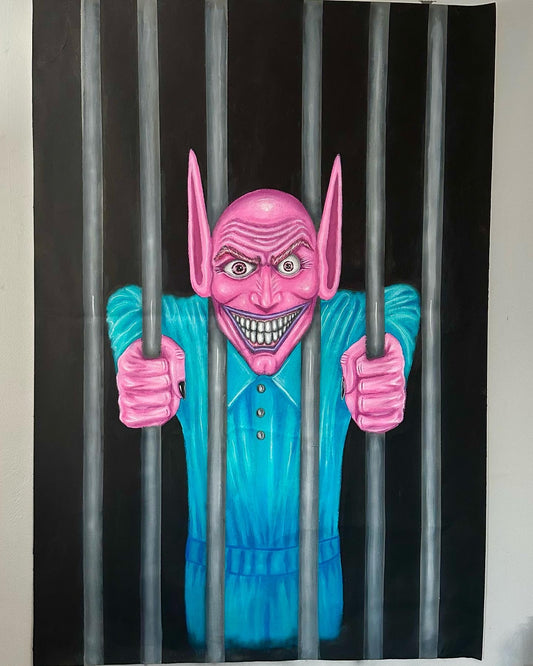 Locked Up Goblin Painting